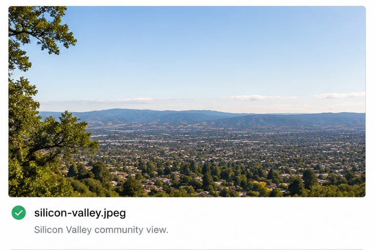 Residential neighborhoods and technology communities throughout Silicon Valley, including Palo Alto, Mountain View, Los Altos, Cupertino, Saratoga, Los Gatos, Sunnyvale, Santa Clara, and San Jose.