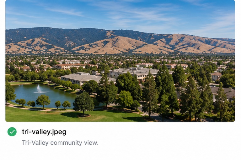 Residential neighborhoods throughout the Tri-Valley, including Pleasanton, Dublin, San Ramon, Danville, and Livermore.